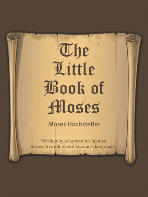 cover image of The Little Book of Moses